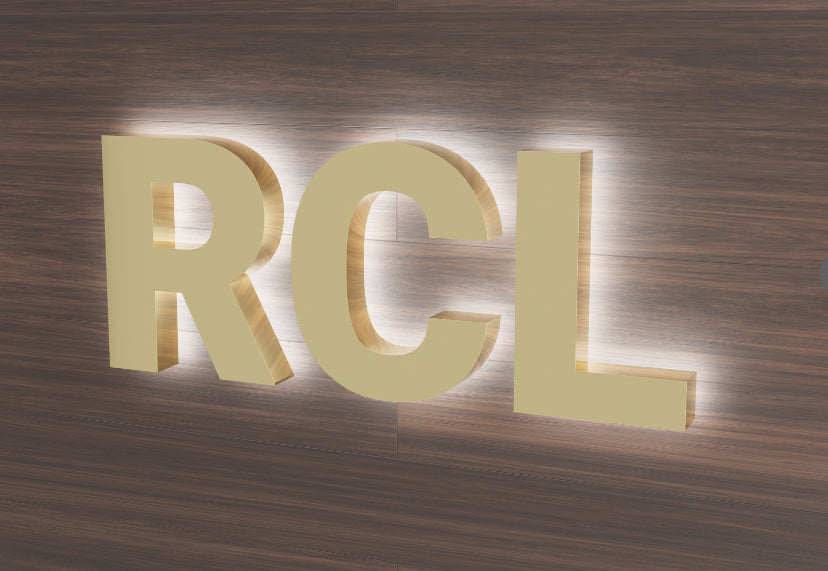 Reversed Channel Letters (Halo-Lit)