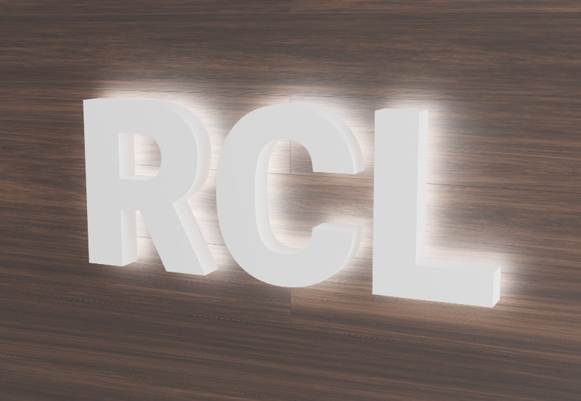 Reversed Channel Letters (Halo-Lit)