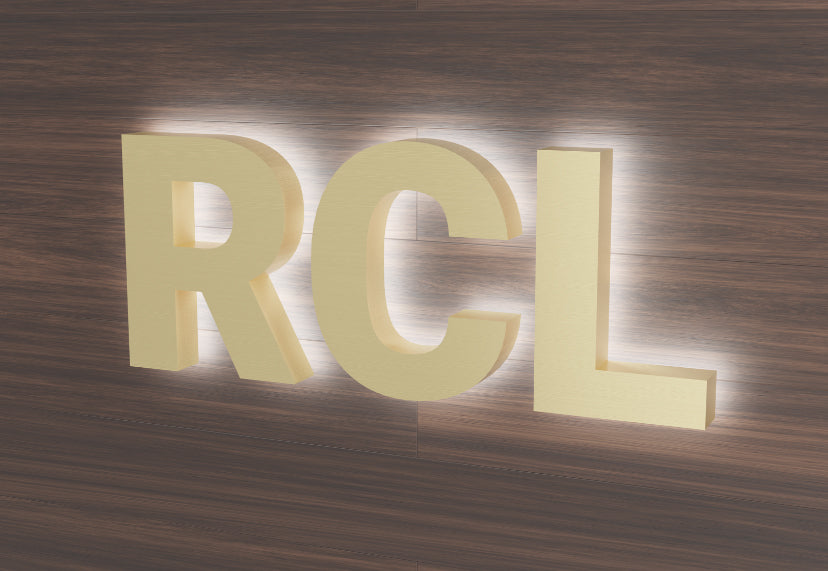 Reversed Channel Letters (Halo-Lit)