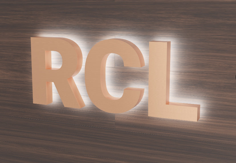 Reversed Channel Letters (Halo-Lit)